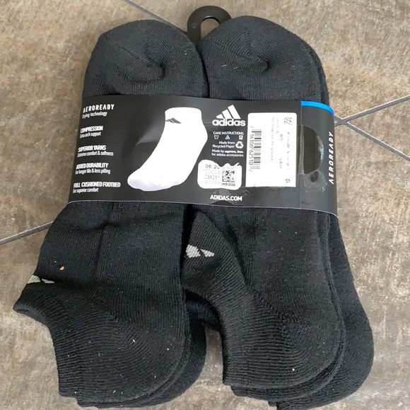 ADIDAS CUSHIONED AERORADY COMPRESSN NO SHOW - Picture 6 of 13